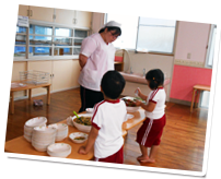 バイキング形式の導入